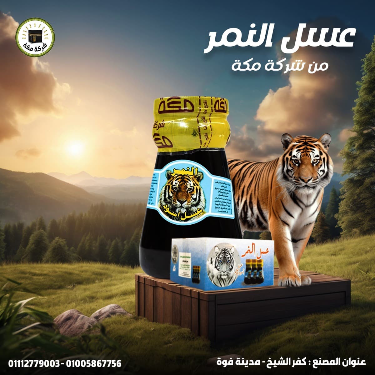 عسل اسود النمر ٦٠٠ جرام